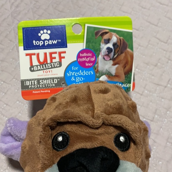 Top Paw Dog Nwt Top Paw Tuff Ballistic Monkey Squeaky Toy Poshmark